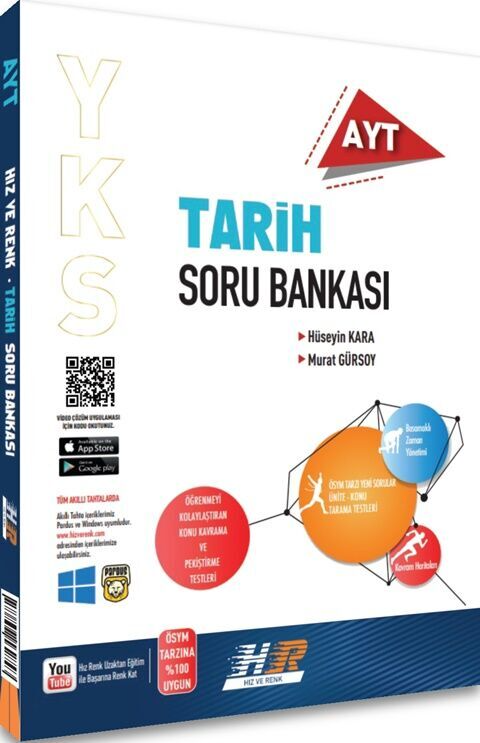 AYT Tarih Soru Bankası Hız ve Renk