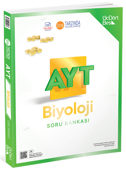 2026 AYT Biyoloji Konu Özetli Soru Bankası Üç Dört Beş Yayınları