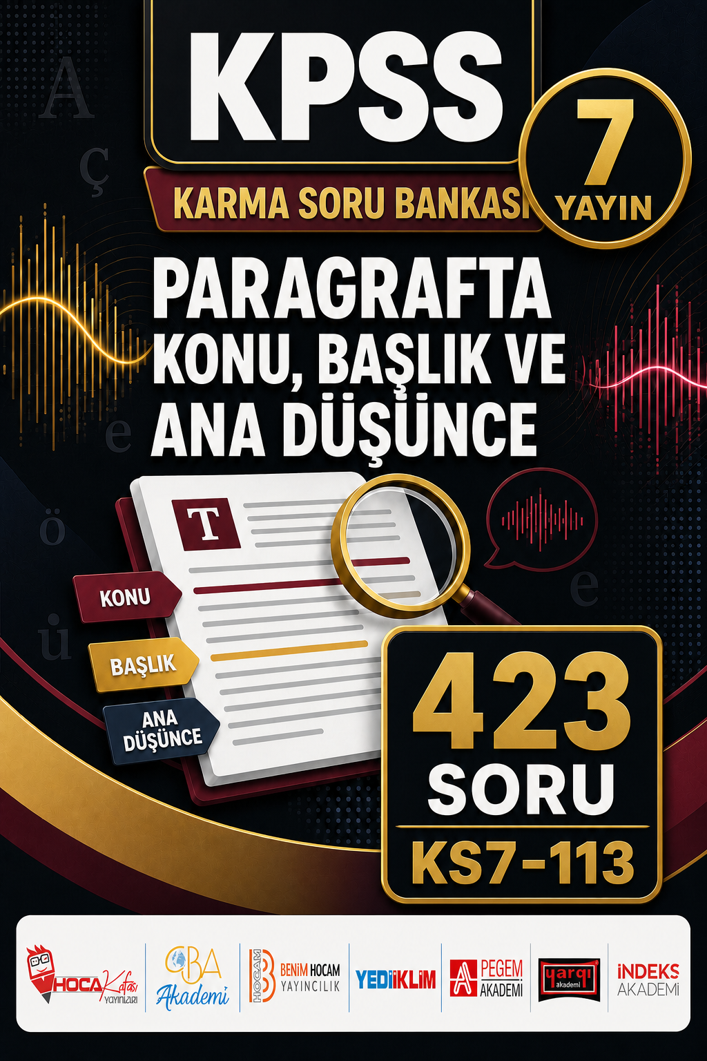 Paragrafta Konu, Başlık ve Ana Düşünce 7 Yayın 423 Soru