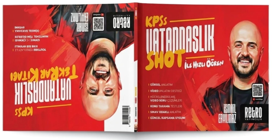 KPSS Vatandaşlık SHOT İlk Öğren Tekrar Kitabı Retro Yayıncılık