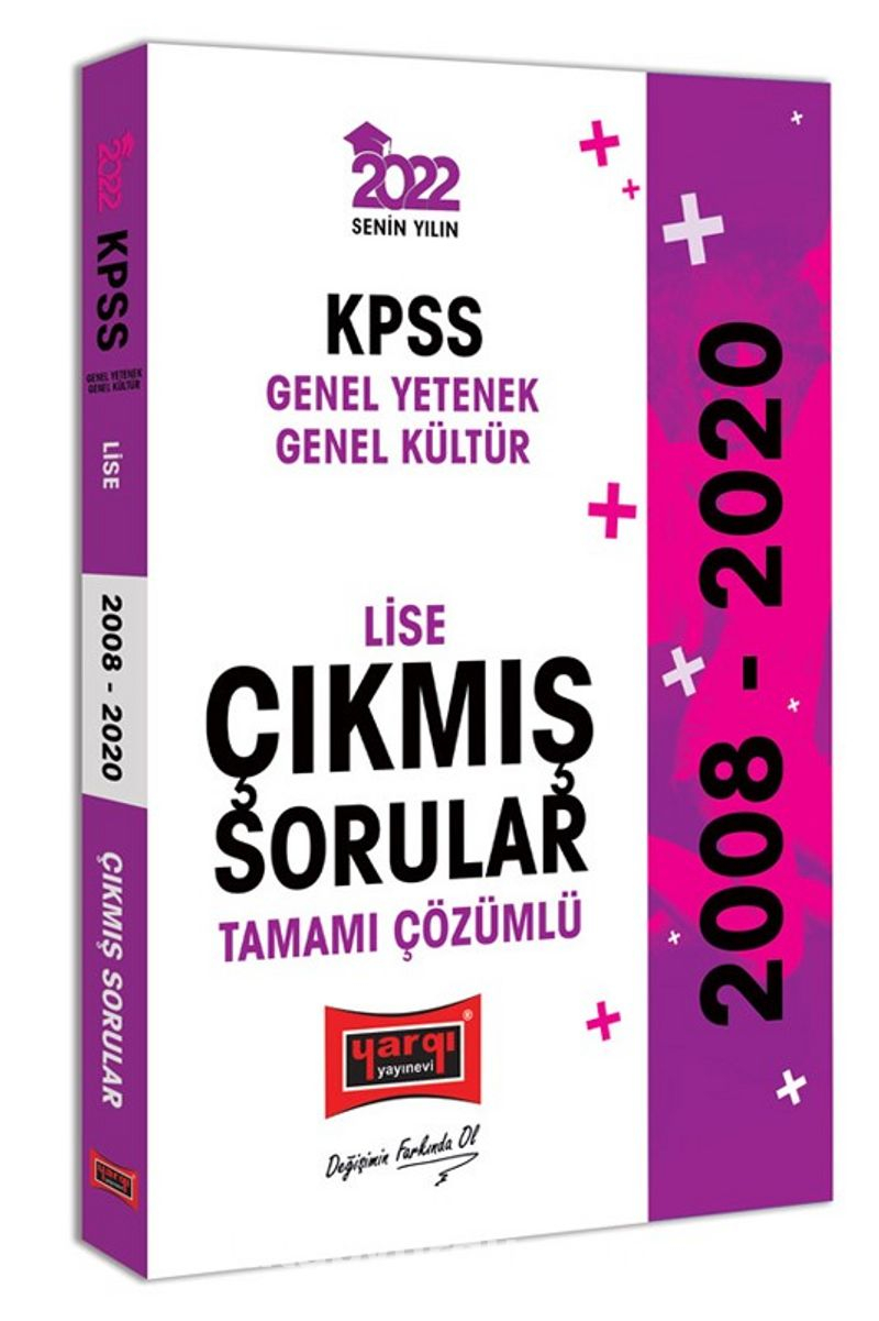 KPSS Genel Yetenek Genel Kültür Lise Tamamı Çözümlü Çıkmış Sorular 2008-2020