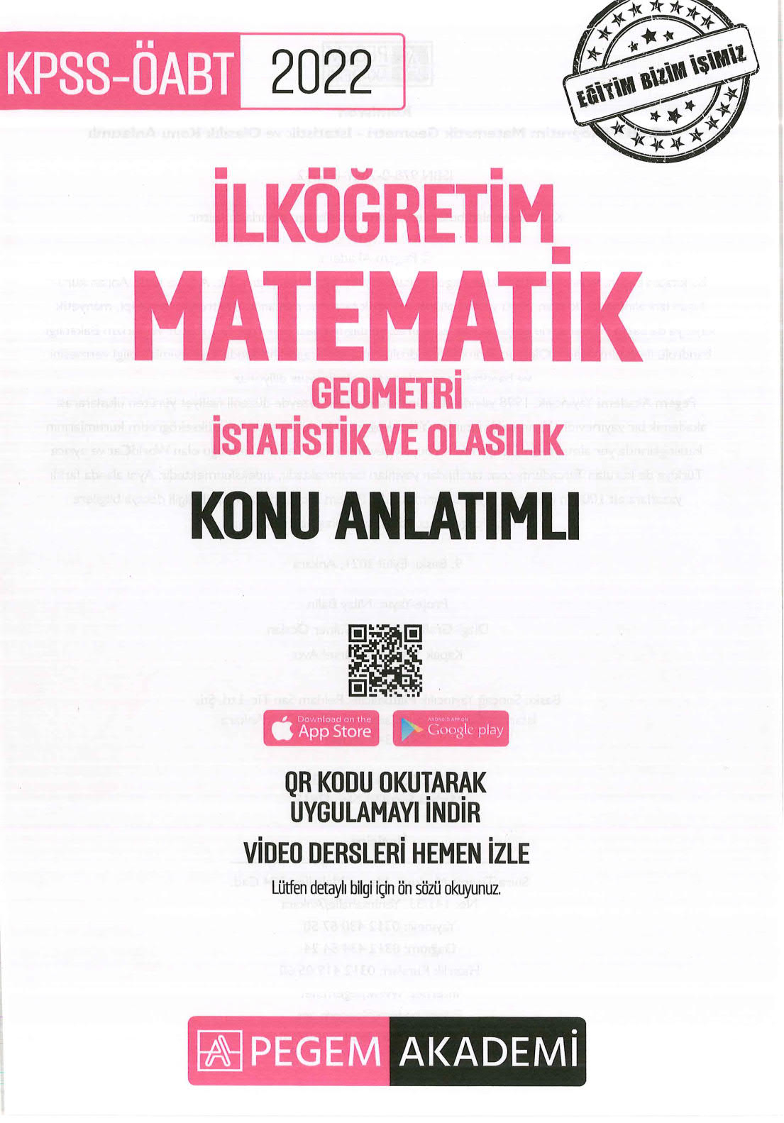 İLKÖĞRETİM MATEMATİK GEOMETRİ- İSTATİSTİK VE OLASILIK KONU ANLATIMLI