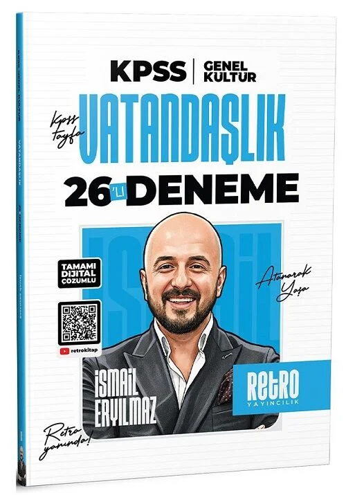 2026 KPSS Genel Kültür Vatandaşlık 26'lı Deneme Retro Yayıncılık