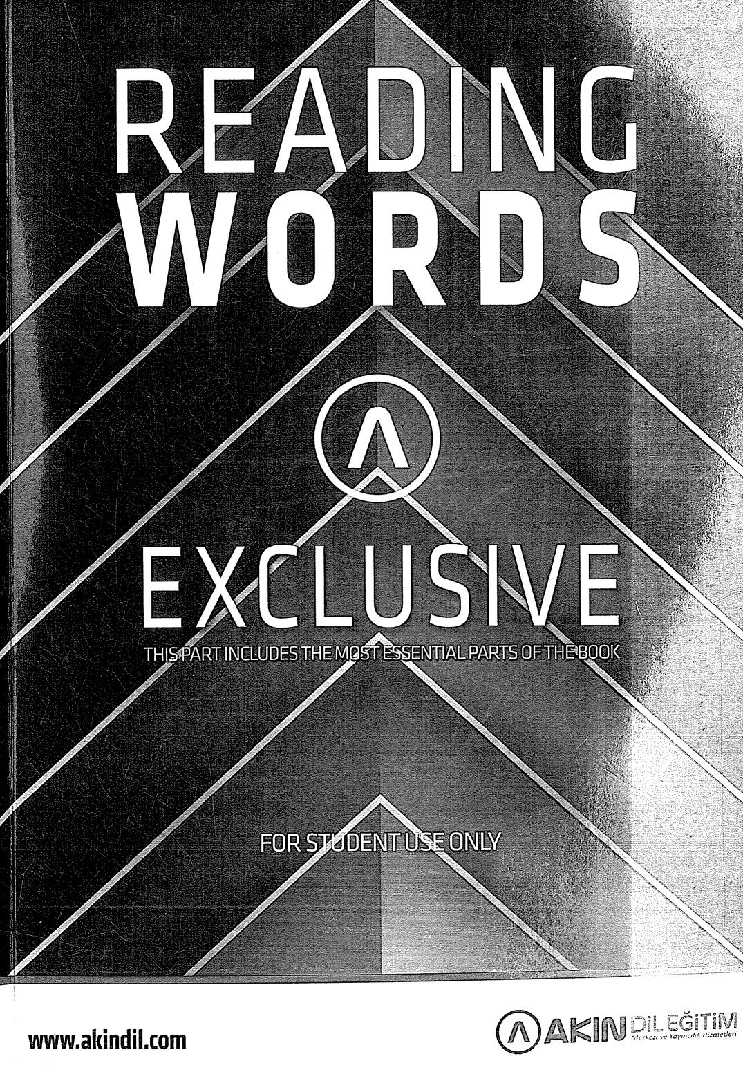 READING WORDS EXCLUSIVE (KATEGORİK KELİME KİTABI)