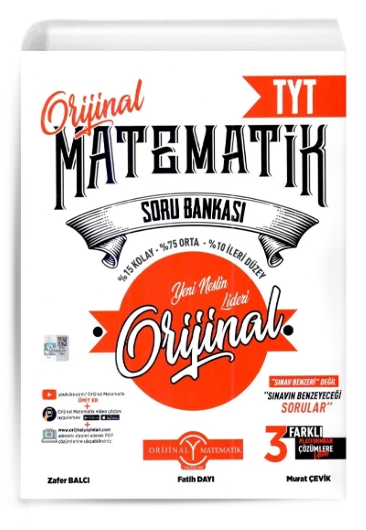 ORİJİNAL MATEMATİK TYT SORU BANKASI