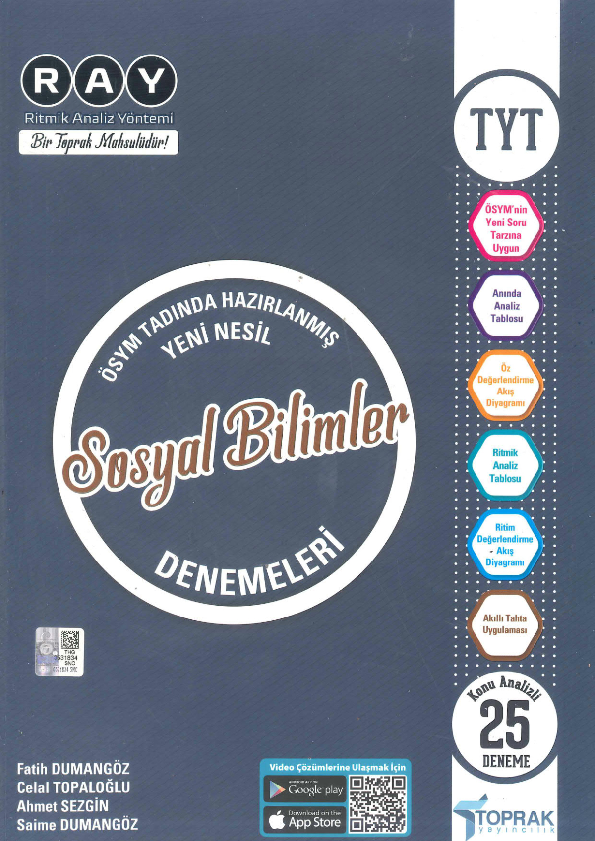 TYT Sosyal Bilimler RAY Konu Analizli 25 Deneme