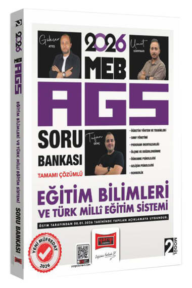 2026 MEB-AGS Eğitim Bilimleri ve Türk Milli Eğitim Sistemi Soru Bankası Modül 2 Çözümlü Yargı Yayınları