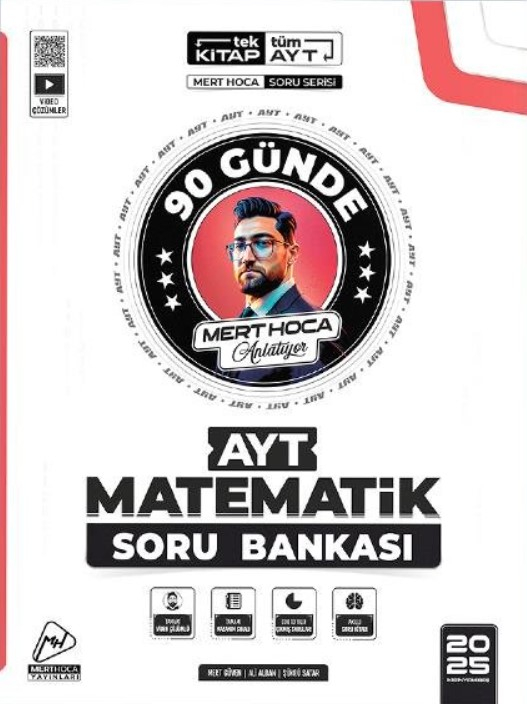 90 GÜNDE AYT MATEMATİK SORU BANKASI 2025 MODEL MERT GÜVEN HOCA