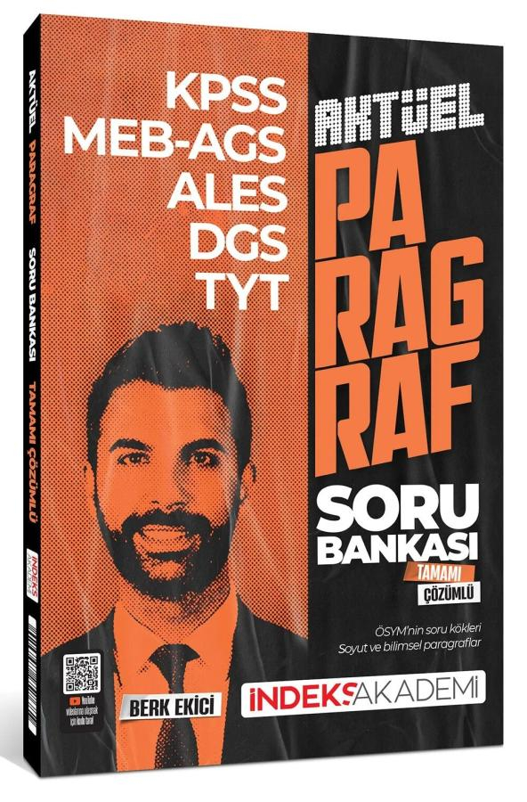 2025 KPSS MEB-AGS ALES DGS TYT Aktüel Paragraf Soru Bankası Çözümlü İndeks Akademi Yayıncılık