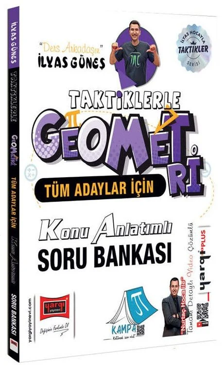 Tüm Adaylar İçin Taktiklerle Geometri Konu Anlatımlı Soru Bankası Yargı Yayınları İlyas Güneş