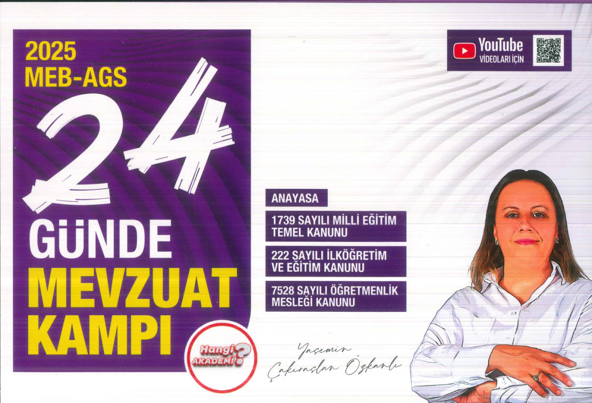 2025 MEB AGS 24 Günde Mevzuat Bilgisi Kampı Hangi KPSS