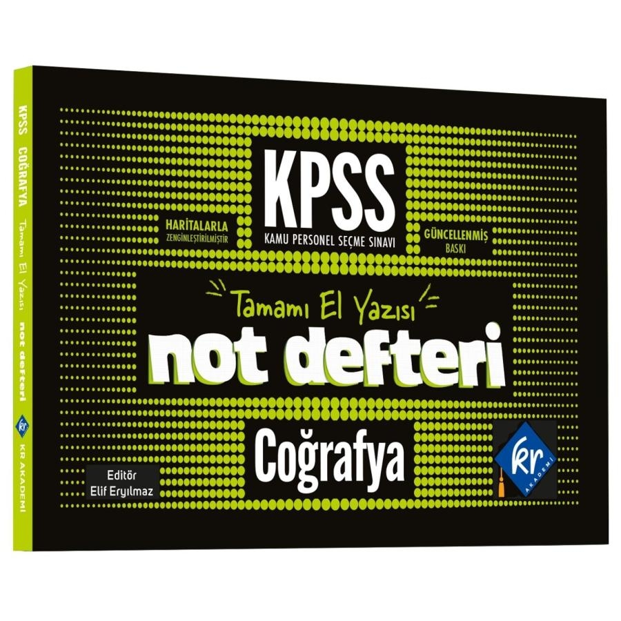 KPSS Coğrafya Konu Anlatımlı Not Defteri KR Akademi