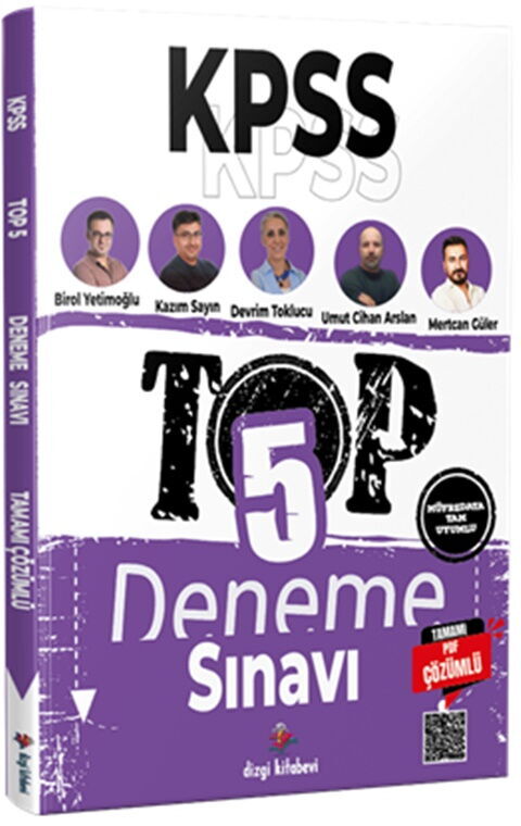 2026 KPSS TOP 5 Tamamı PDF Çözümlü Fasiküller Halinde 5 Deneme Sınavı Dizgi Kitap