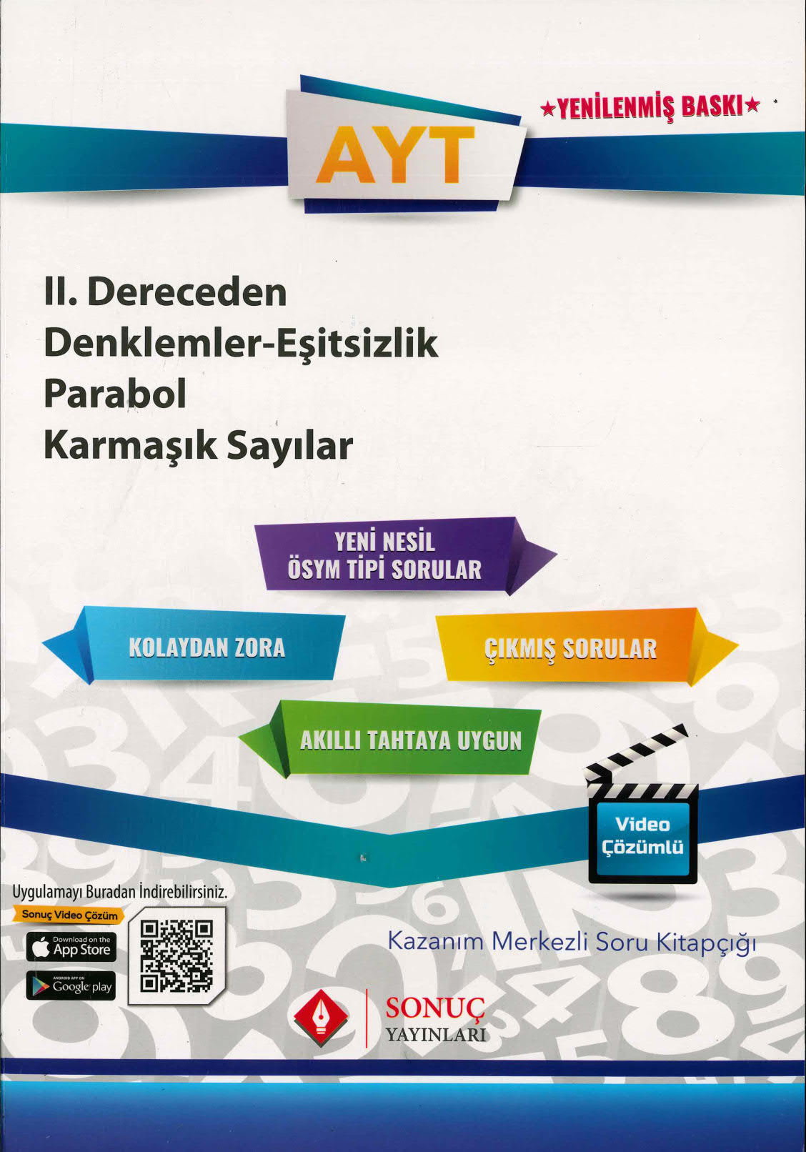 AYT 2. DERECEDEN DENKLEMLER EŞİTSİZLİK PARABOL KARMAŞIK SAYILAR SORU KİTAPÇIĞI