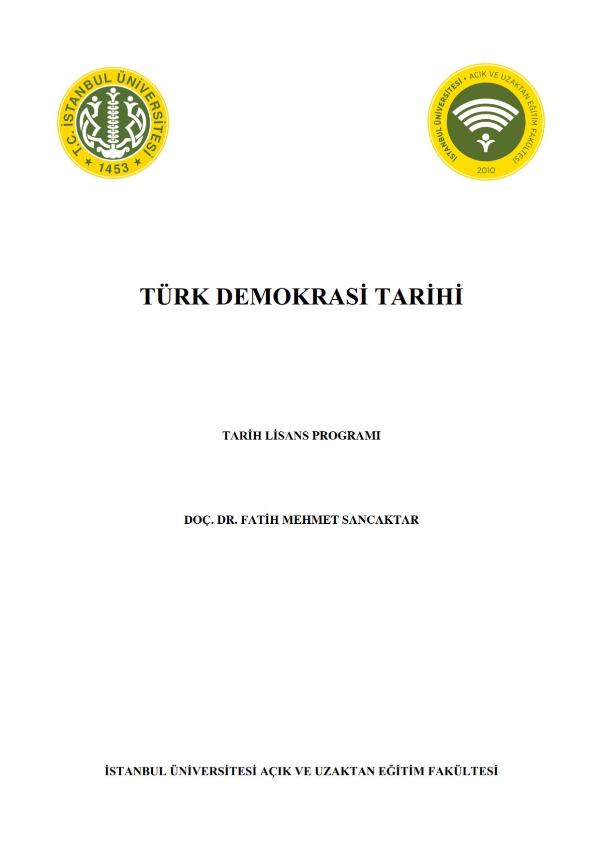 Türk Demokrasi Tarihi