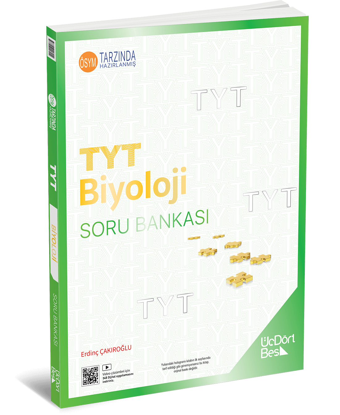 2025 Model TYT Biyoloji Soru Bankası Üç Dört Beş Yayınları