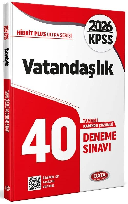 2026 KPSS Ultra Serisi Vatandaşlık 40 Deneme Sınavı