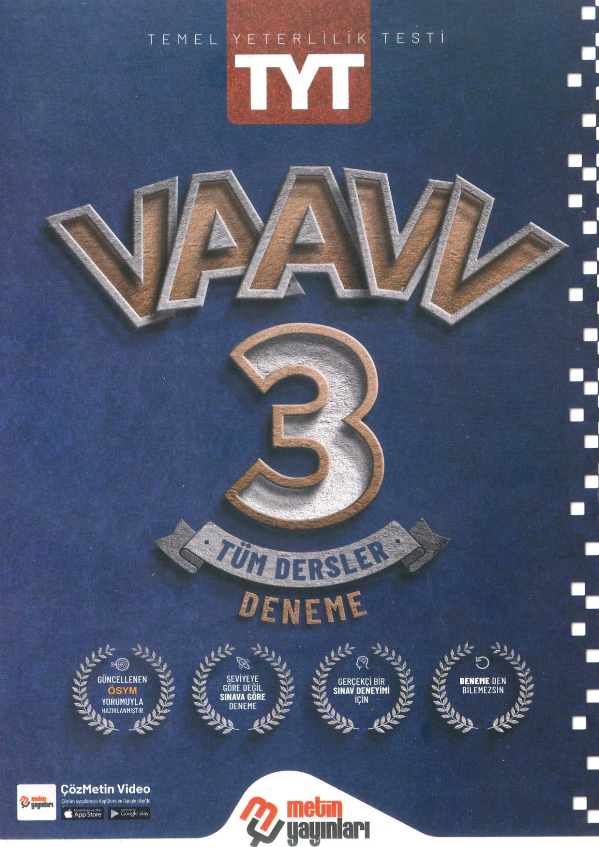 TYT Tüm Dersler Vaav 3 Genel Deneme