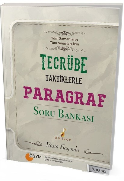 TECRÜBE TAKTİKLERLE PARAGRAF SORU BANKASI RÜŞTÜ BAYINDIR