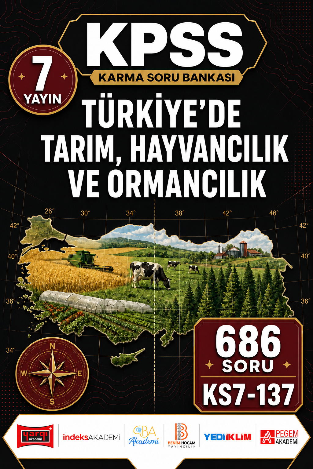 Türkiye’de Tarım, Hayvancılık ve Ormancılık 7 Yayın 686 Soru