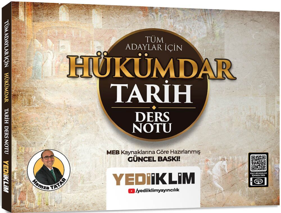 Tüm Adaylar İçin Hükümdar Tarih Ders Notu Yediiklim Yayınları