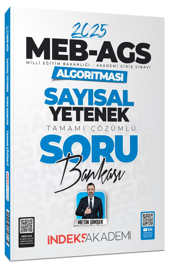 2025 MEB AGS Algoritması Sayısal Yetenek Soru Bankası Çözümlü İndeks Akademi Yayıncılık