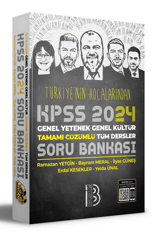2024 KPSS Lisans Genel Kültür Genel Yetenek Tüm Dersler Tamamı Çözümlü Soru Bankası