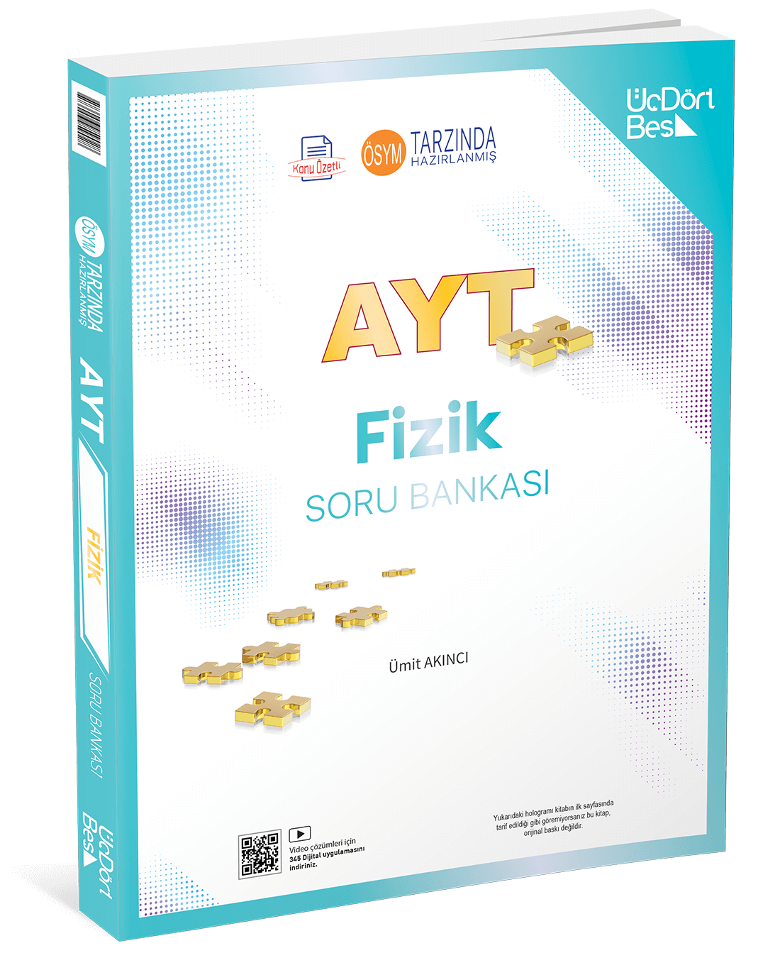 2025 AYT Fizik Soru Bankası Üç Dört Beş Yayınları