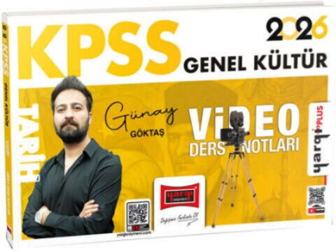 2026 KPSS Genel Kültür Tarih Video Ders Notları Yargı Yayınevi