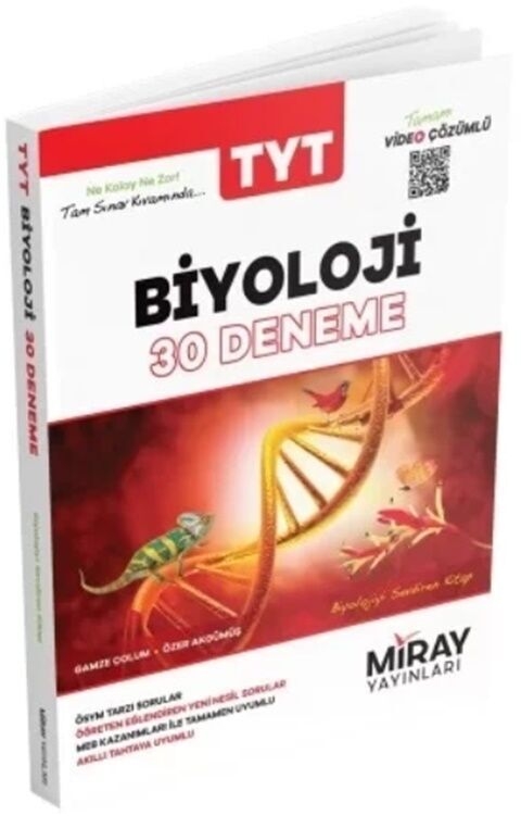 TYT Biyoloji 30 Deneme Miray Yayınları