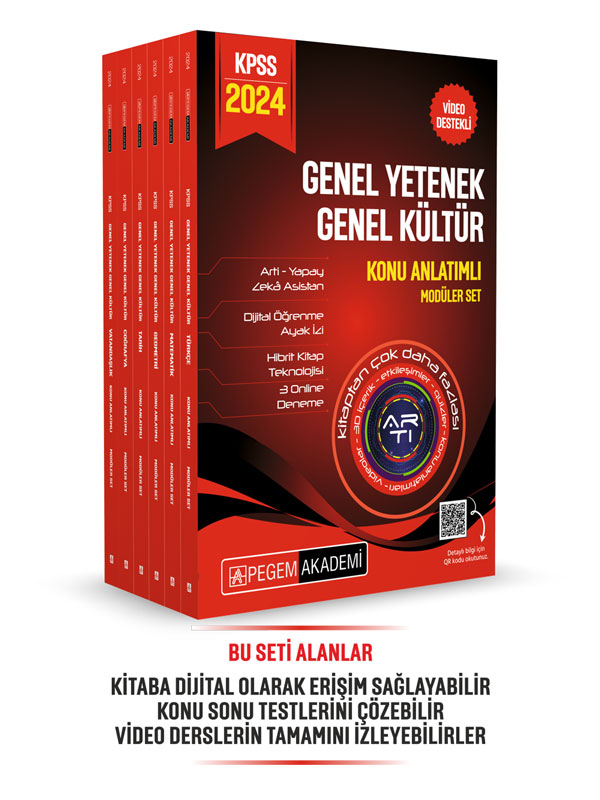 2024 KPSS GY GK MATEMATİK Konu Anlatımlı Modüler Set