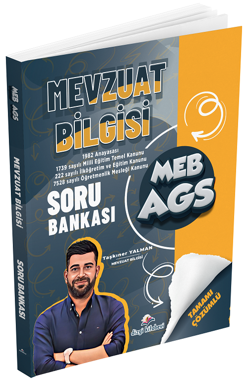 2026 MEB-AGS Mevzuat Bilgisi Soru Bankası Çözümlü - Taşkıner Yalman Dizgi Kitap