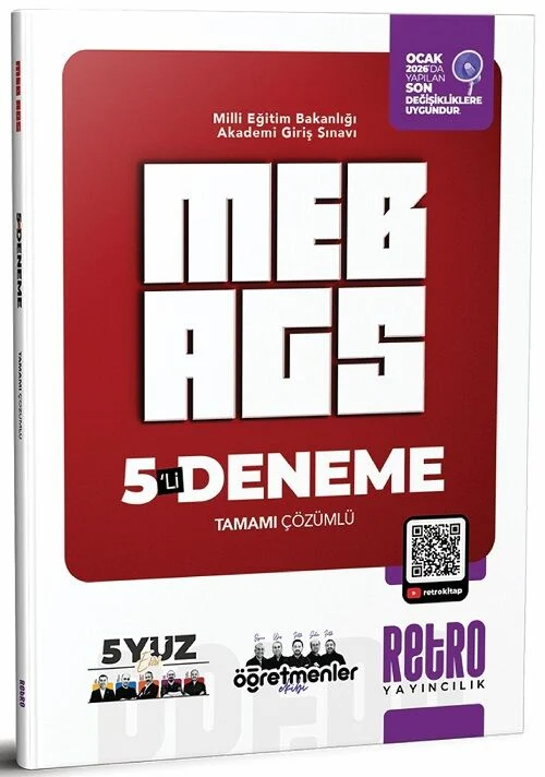MEB AGS Tüm Dersler 5 Deneme Retro Yayıncılık