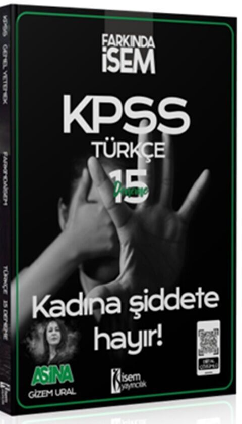 KPSS Türkçe Aşina Farkında İsem 15 Deneme İsem Yayınları