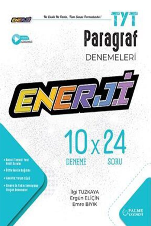 TYT Paragraf Enerji 10 Deneme Sınavı