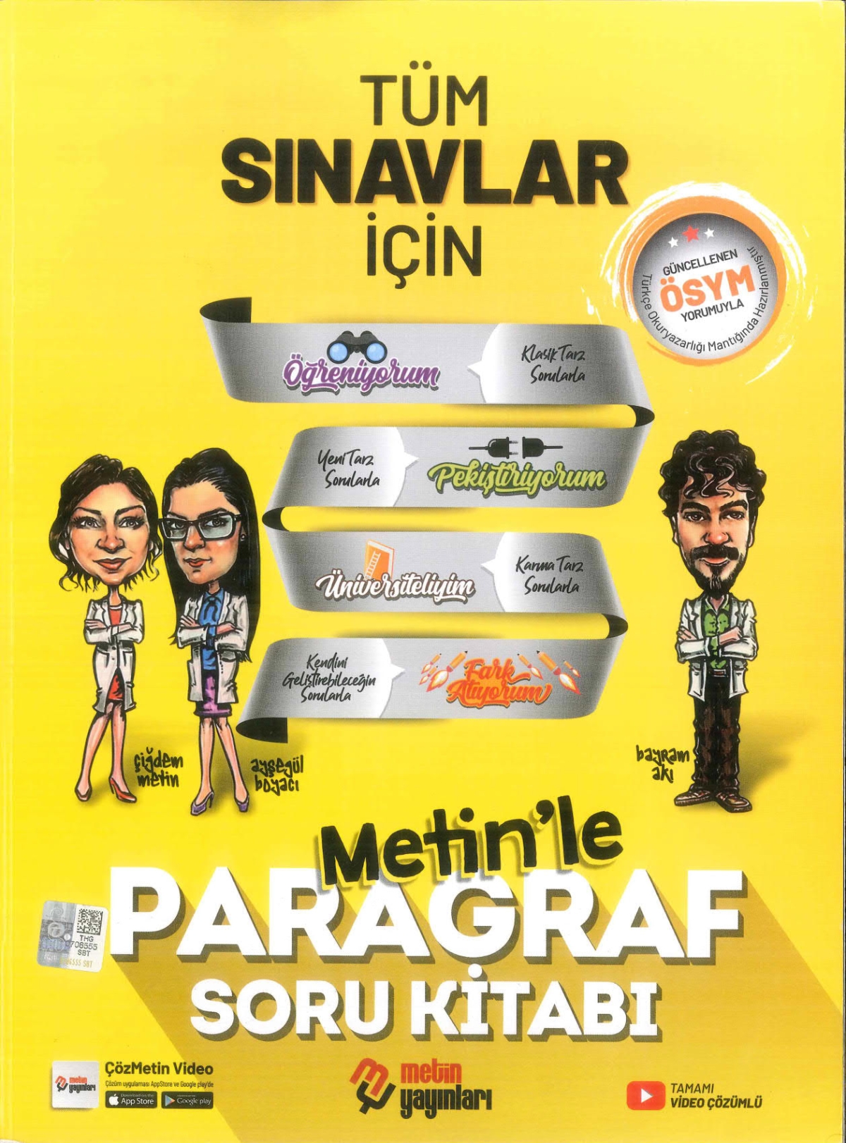Tüm Sınavlar İçin Paragraf Soru Kitabı Metin Yayınları