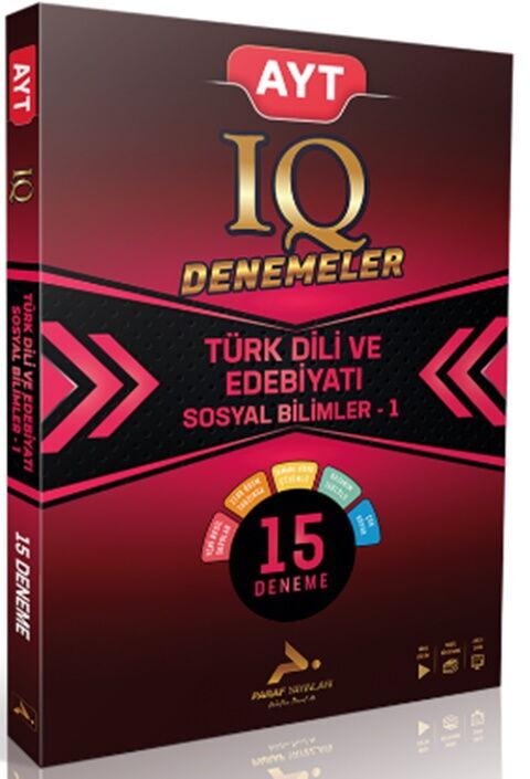 AYT IQ Türk Dili ve Edebiyatı Sosyal Bilimler -1 15 Branş Deneme PRF Paraf Yayınları
