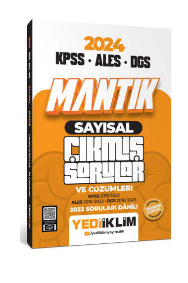 2024 KPSS ALES DGS Sayısal Mantık Tamamı Çözümlü Çıkmış Sorular (2015-2023)