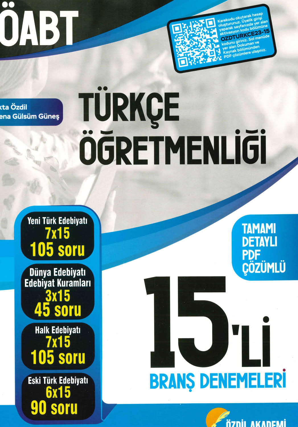 ÖABT TÜRKÇE 15'Lİ BRANŞ DENEMELERİ ÇÖZÜMLÜ