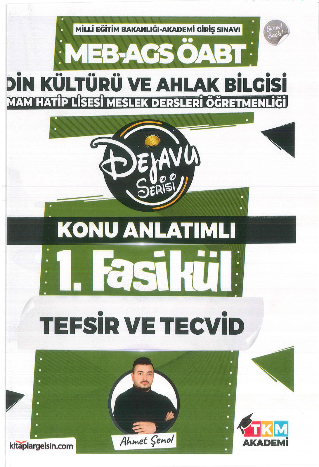 2025 Din Kültürü ve Ahlak Bilgisi İmam Hatip Lisesi Meslek Dersleri Öğretmenliği Dejavu Serisi Konu Anlatımlı Set 11 Fasikül Ahmet Şenol TKM Akademi