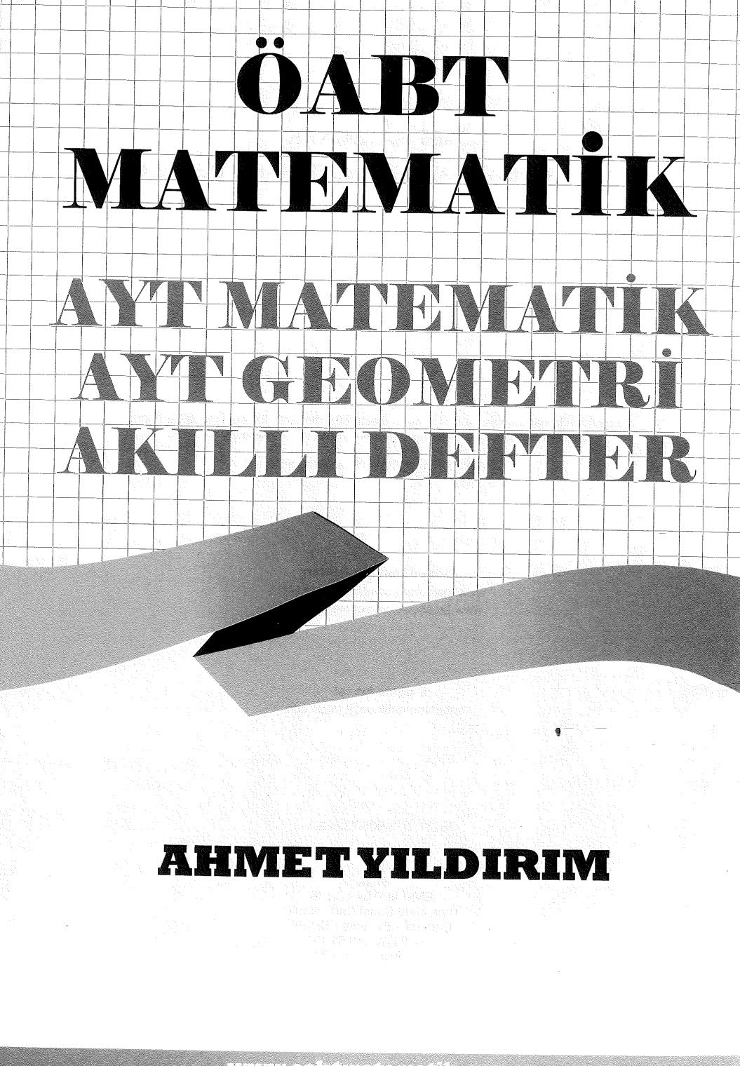ÖABT LİSE MATEMATİK (AYT MAT-AYT GEO) AKILLI DEFTER