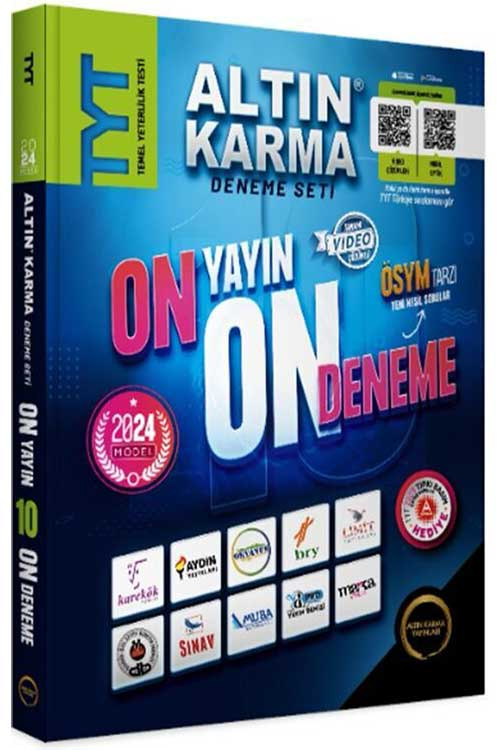 2024 TYT 10 Farklı Yayın 10 Farklı Deneme