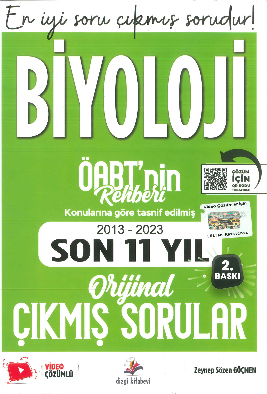 ÖABT BİYOLOJİ KONULARINA GÖRE TASNİF EDİLMİŞ 2013-2023 ORJİNAL ÇIKMIŞ SORULAR