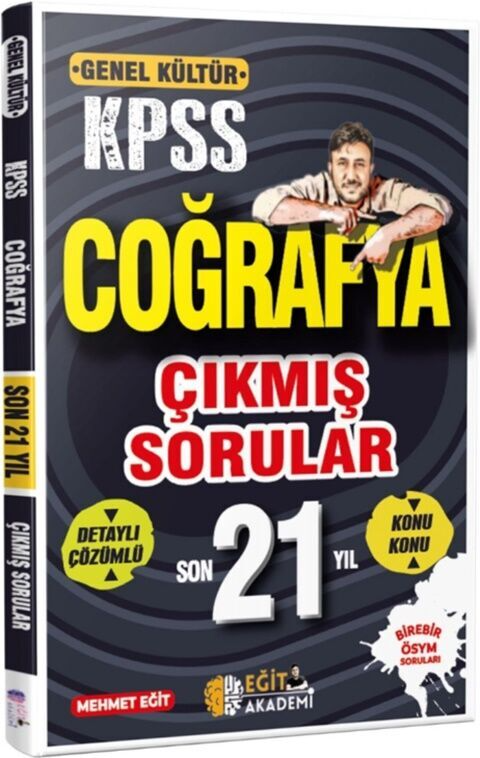 KPSS Coğrafya Son 21 Yıl Çıkmış Sorular Mehmet Eğit