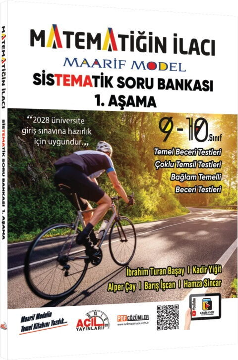 2028 TYT Matematiğin İlacı Maarif Model Sistematik Soru Bankası 1 Acil Yayınları