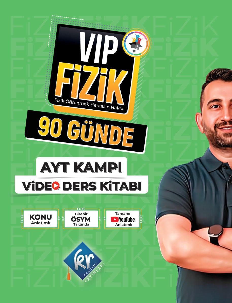 Vip Fizik 90 Günde AYT Kampı Video Ders Kitabı