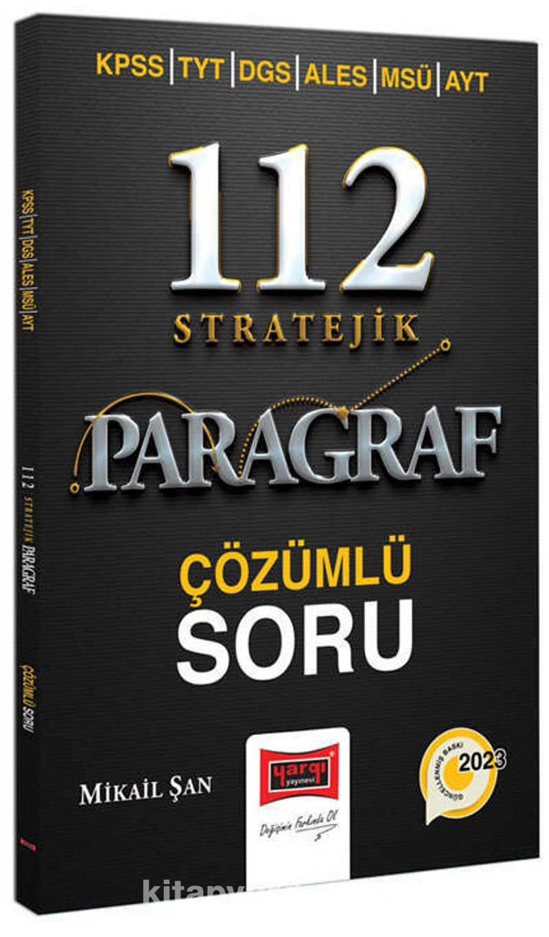 PARAGRAF 112 STRATEJİK ÇÖZÜMLÜ SORU BANKASI