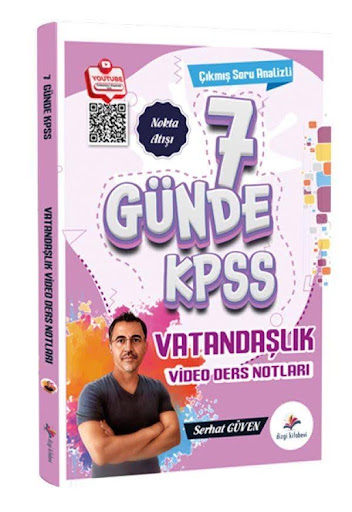 2026 KPSS 7 Günde Vatandaşlık Çıkmış Soru Analizli Video Ders Notları Dizgi Kitap Yayınları