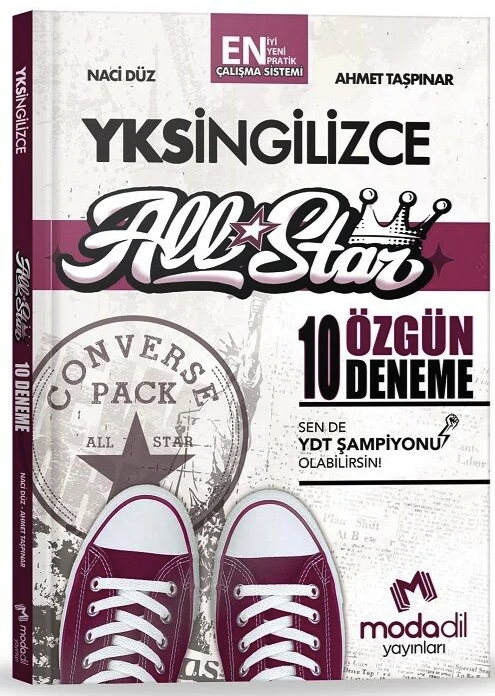 YKSDİL YDT İngilizce All Star 10 Özgün Deneme Modadil Yayınları