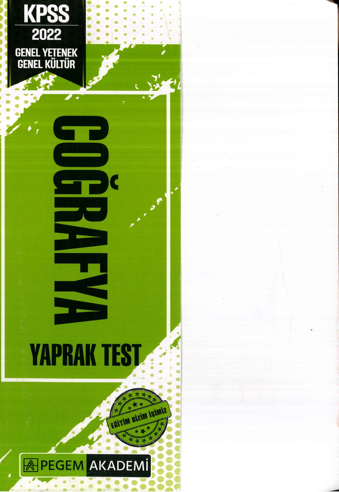COĞRAFYA YAPRAK TEST